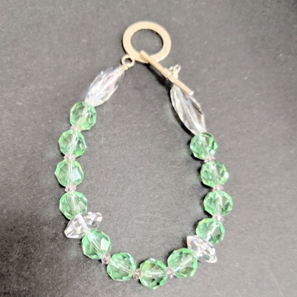 Aqua Toggle Bracelet - Picture 7 of 7